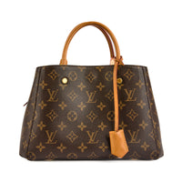 LOUIS VUITTON - Sac à main Montaigne PM toile Monogram - Handbag