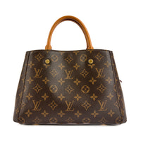LOUIS VUITTON - Sac à main Montaigne PM toile Monogram - Handbag