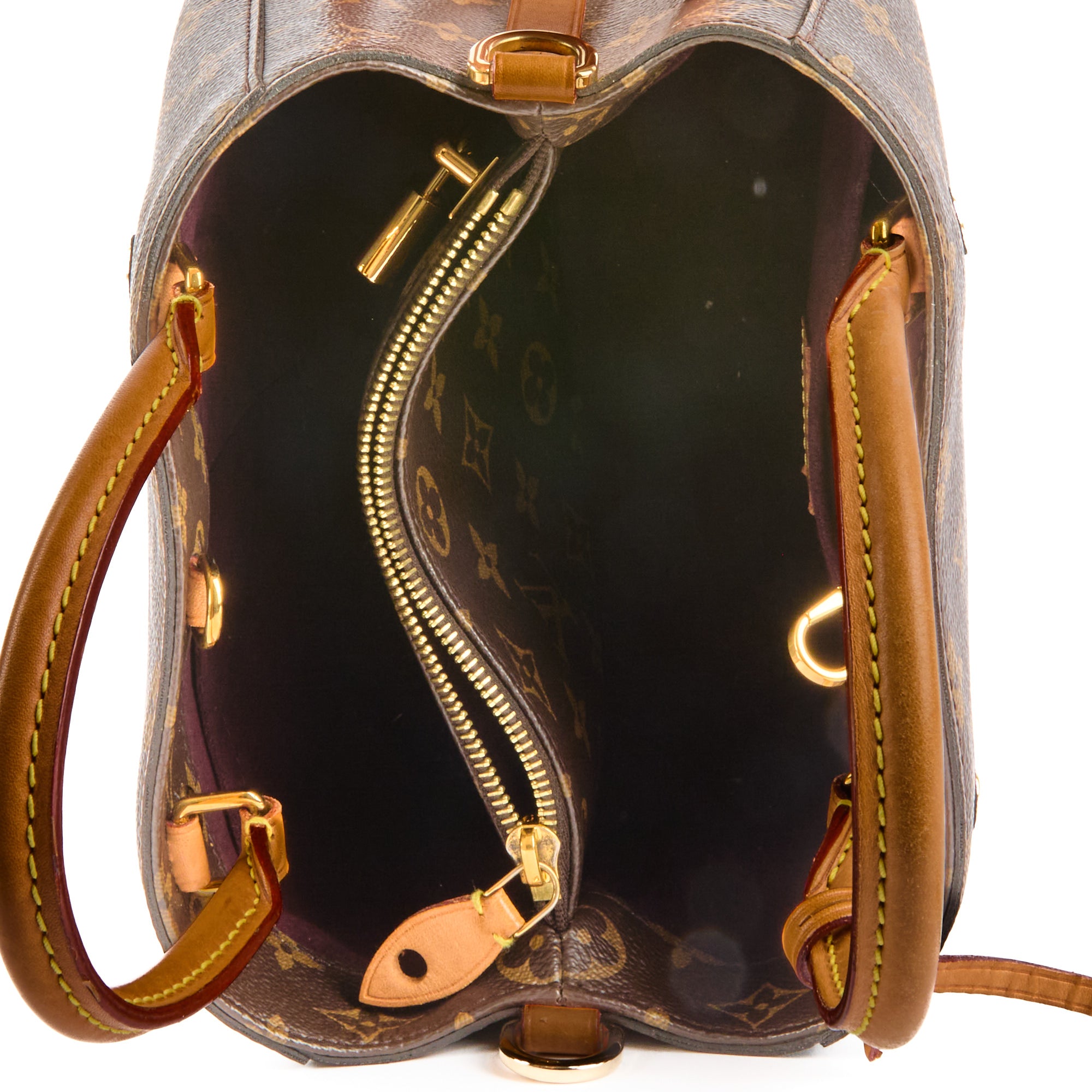 LOUIS VUITTON - Sac à main Montaigne PM toile Monogram - Handbag