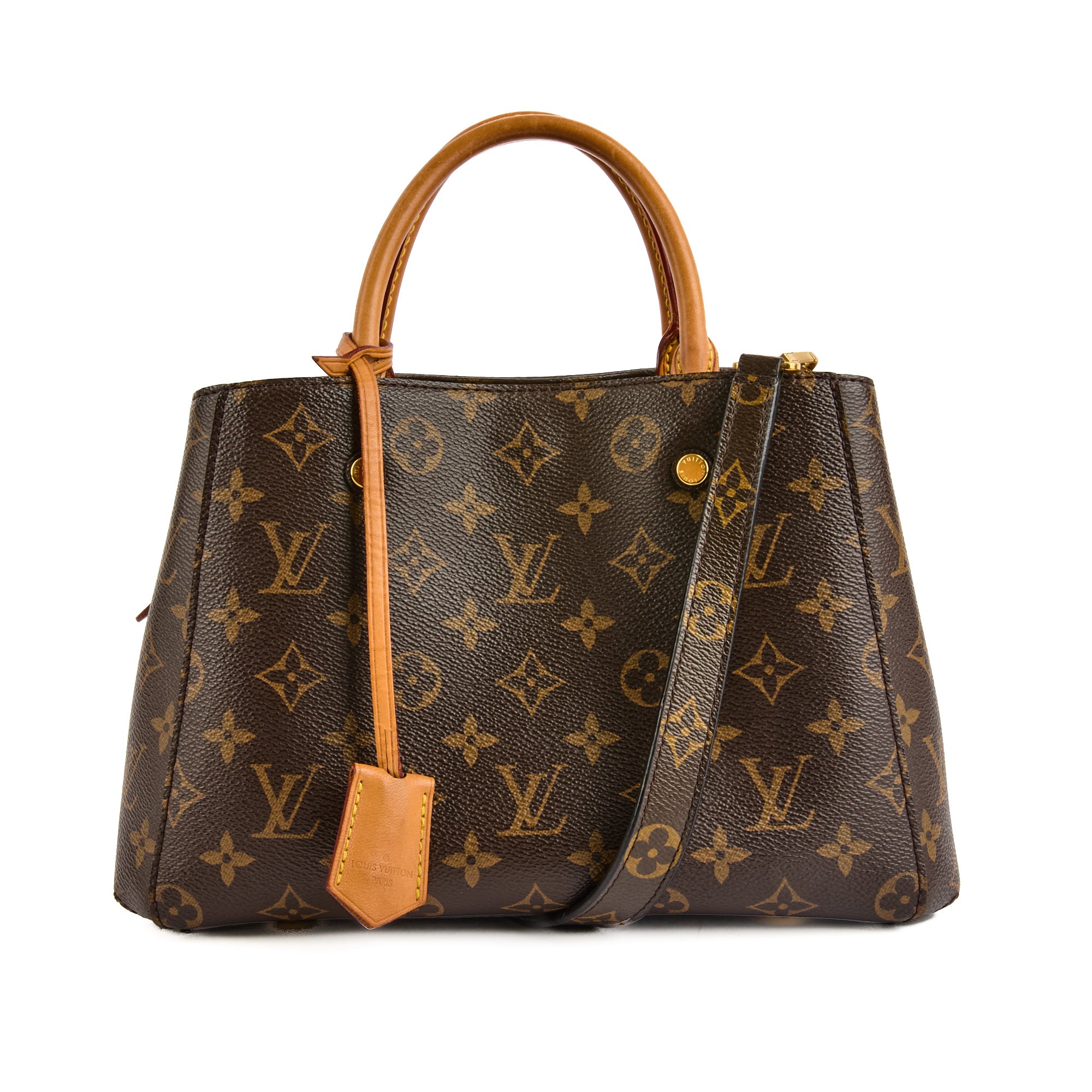 LOUIS VUITTON - Sac à main Montaigne PM toile Monogram - Handbag