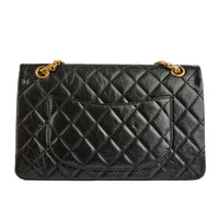 CHANEL - Sac Bandoulière 2.55 Jumbo cuir noir - Handbag