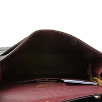 CHANEL - Sac Bandoulière 2.55 Jumbo cuir noir - Handbag