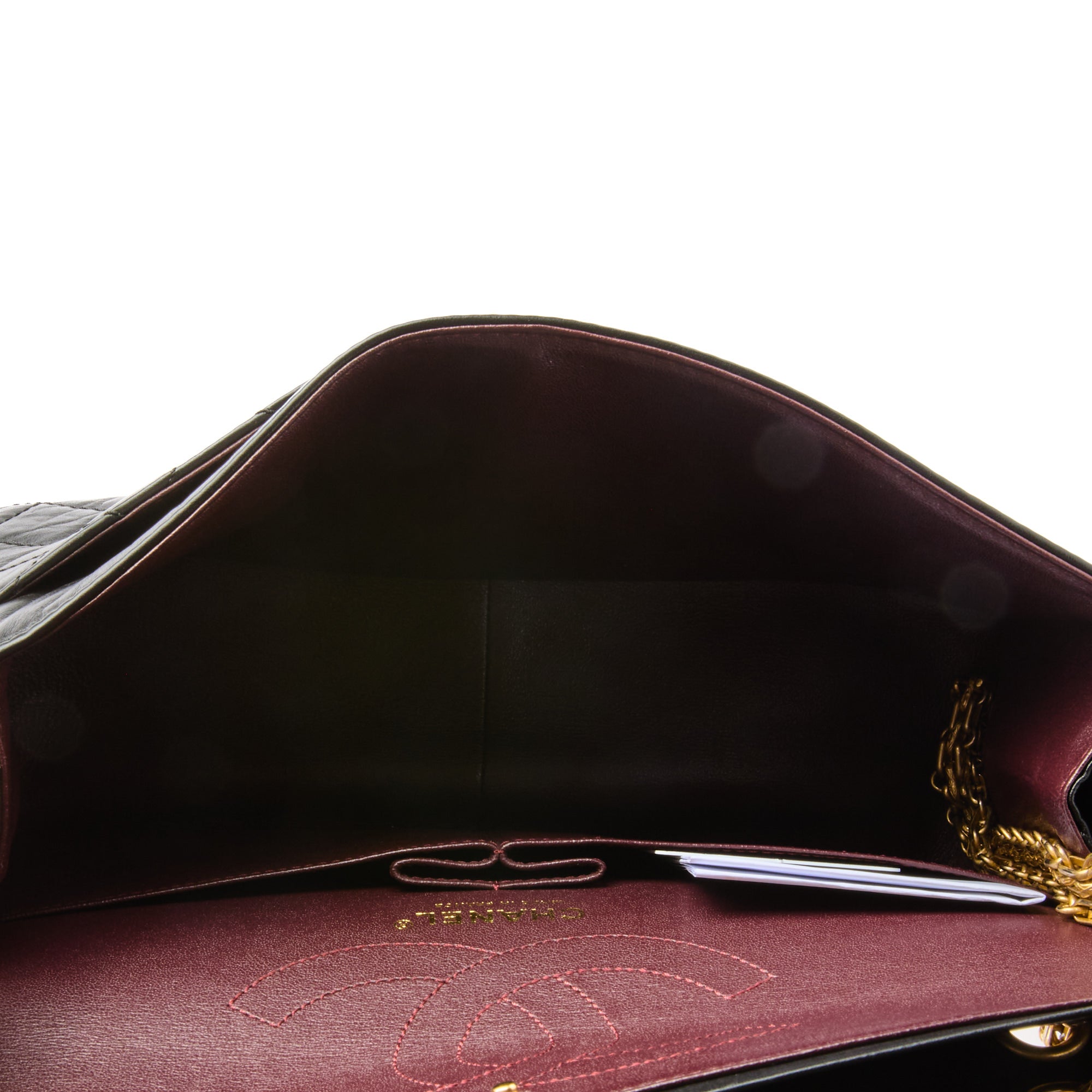 CHANEL - Sac Bandoulière 2.55 Jumbo cuir noir - Handbag