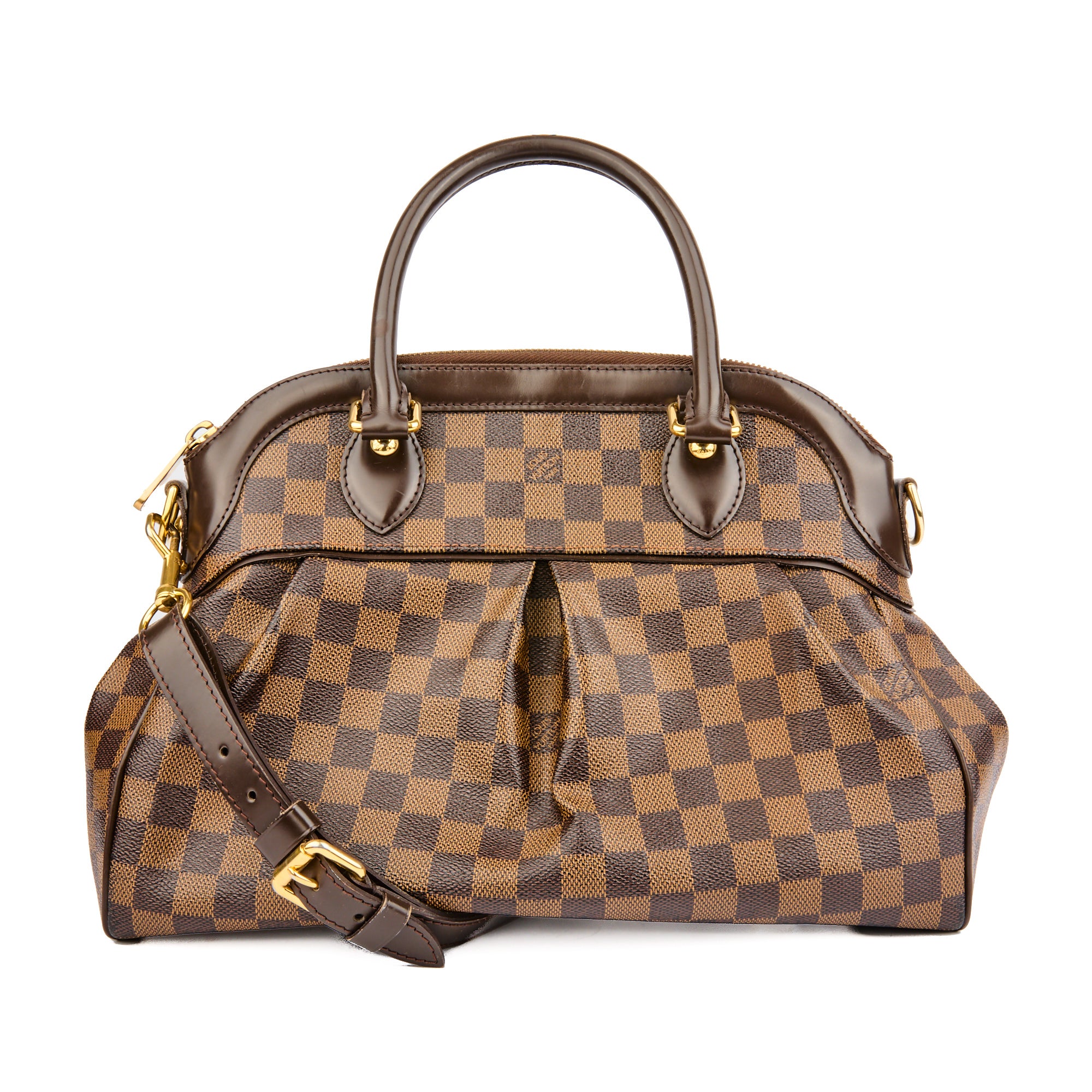 LOUIS VUITTON - Sac à main Trevi toile damier - Handbag