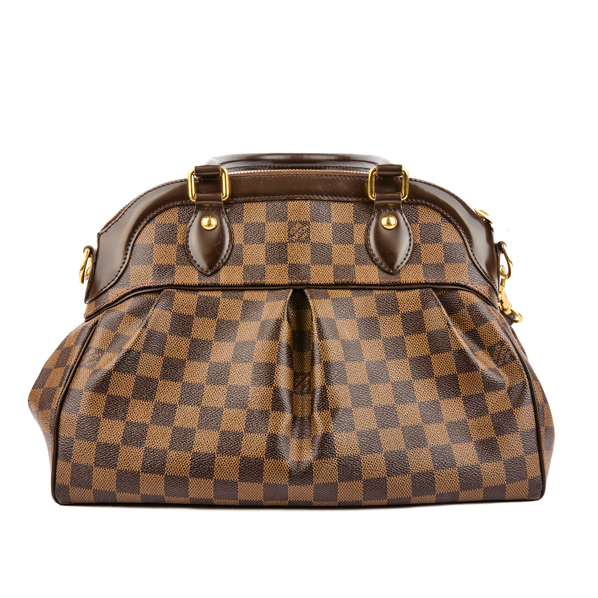 LOUIS VUITTON - Sac à main Trevi toile damier - Handbag