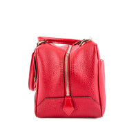 LOUIS VUITTON - Sac à main Neo Square cuir grainé rouge - Handbag