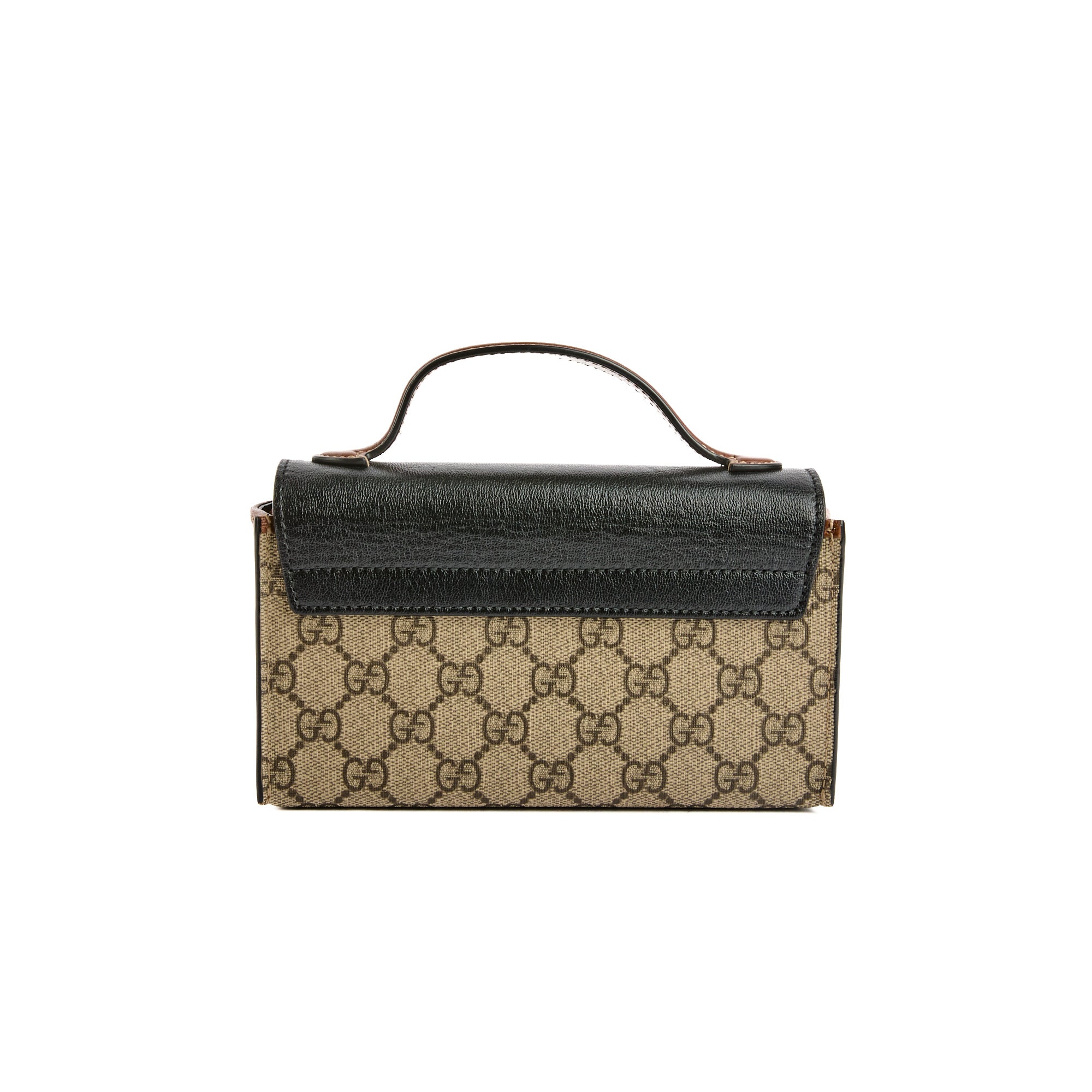 GUCCI - Sac à main Mini Padlock toile GG Guccissima - Handbag