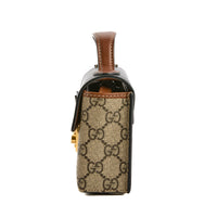 GUCCI - Sac à main Mini Padlock toile GG Guccissima - Handbag