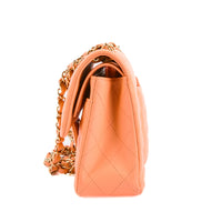 CHANEL - Sac bandoulière Small Classique Timeless cuir rose - Handbag