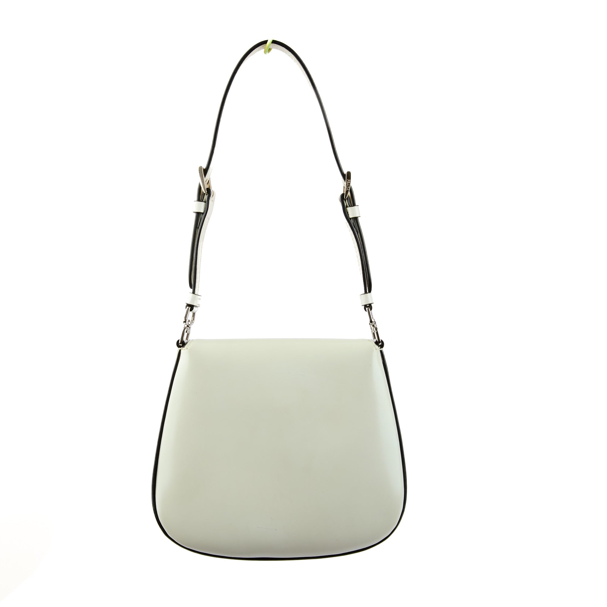 PRADA - Sac bandoulière Mini Cléo cuir blanc - Handbag