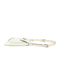 PRADA - Sac bandoulière Mini Cléo cuir blanc - Handbag