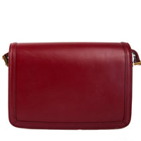 SAINT LAURENT - Sac bandoulière Solférino cuir bordeaux - Handbag