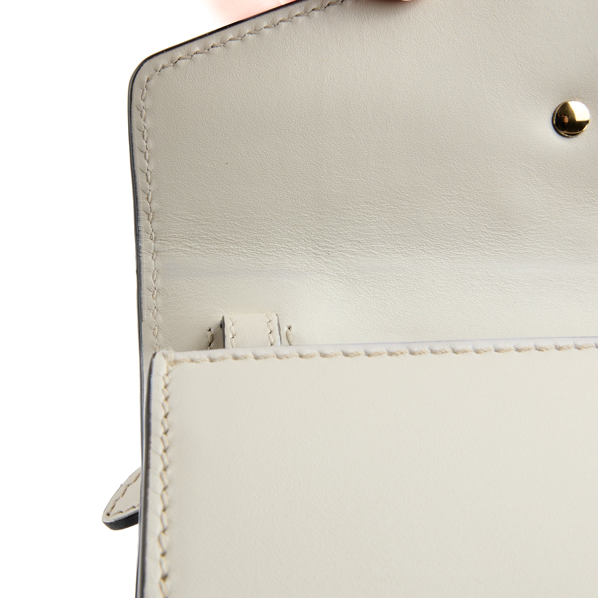 GUCCI - Sac bandoulière Sylvie Handle bande web cuir blanc - Handbag