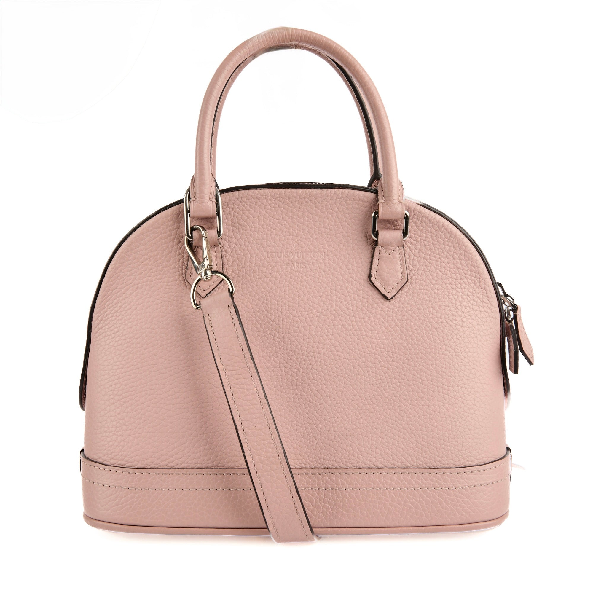 LOUIS VUITTON - Sac à main BB Alma cuir Taurillon rose nude - Handbag