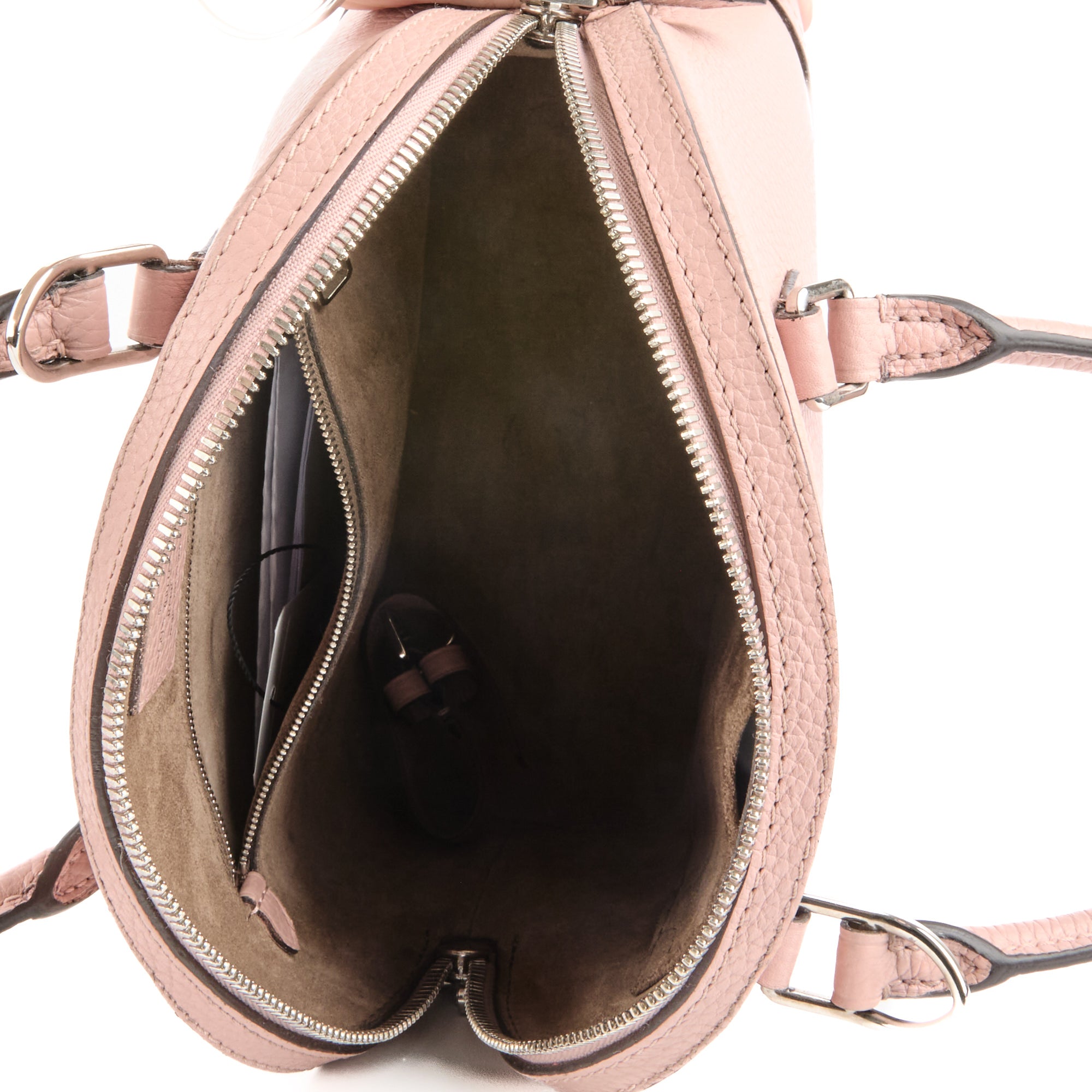 LOUIS VUITTON - Sac à main BB Alma cuir Taurillon rose nude - Handbag