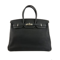 HERMES - Sac à main Birkin 35 cuir Togo noir - Handbag