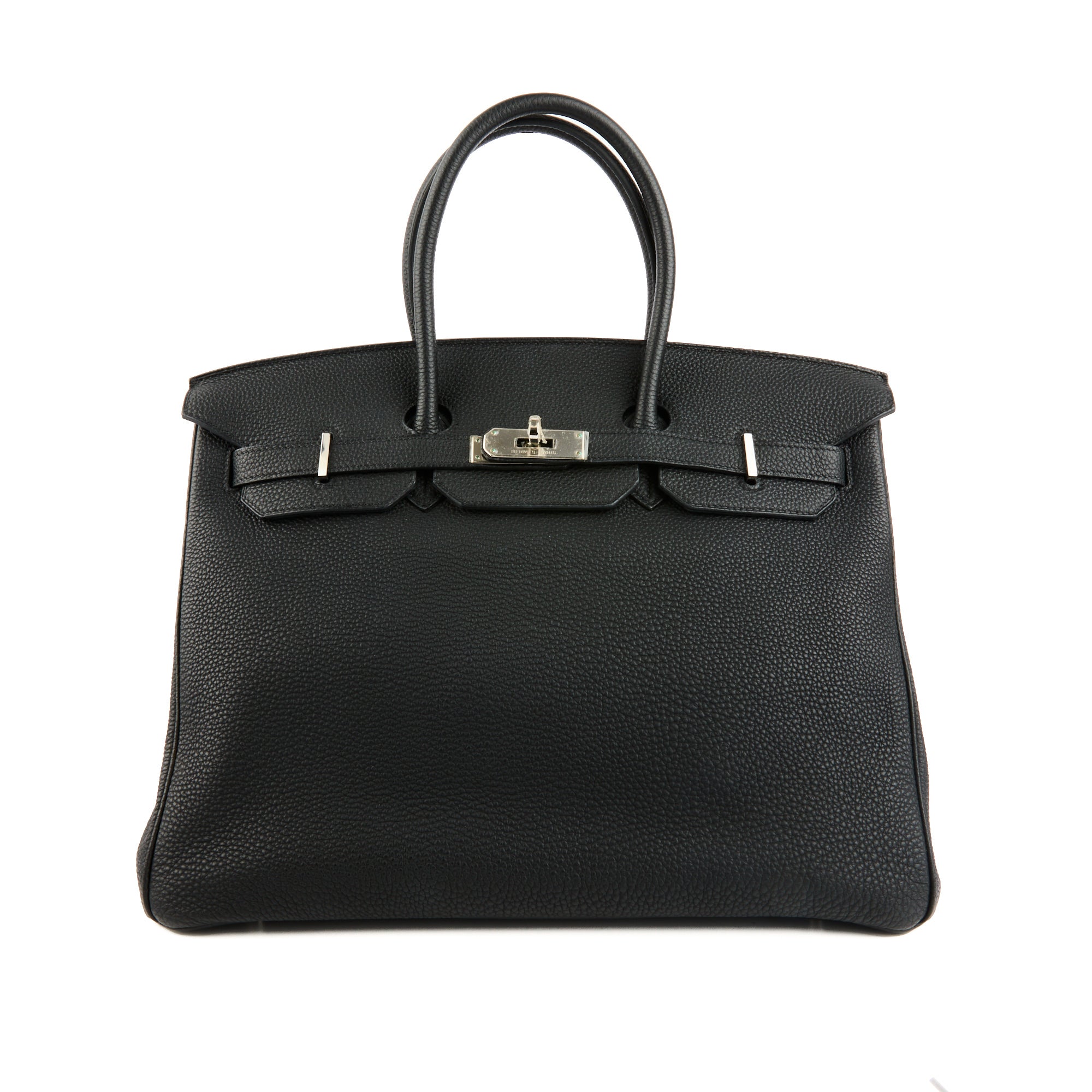 HERMES - Sac à main Birkin 35 cuir Togo noir - Handbag