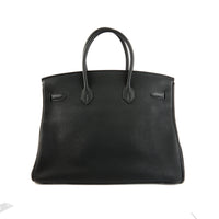 HERMES - Sac à main Birkin 35 cuir Togo noir - Handbag