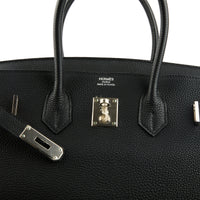 HERMES - Sac à main Birkin 35 cuir Togo noir - Handbag