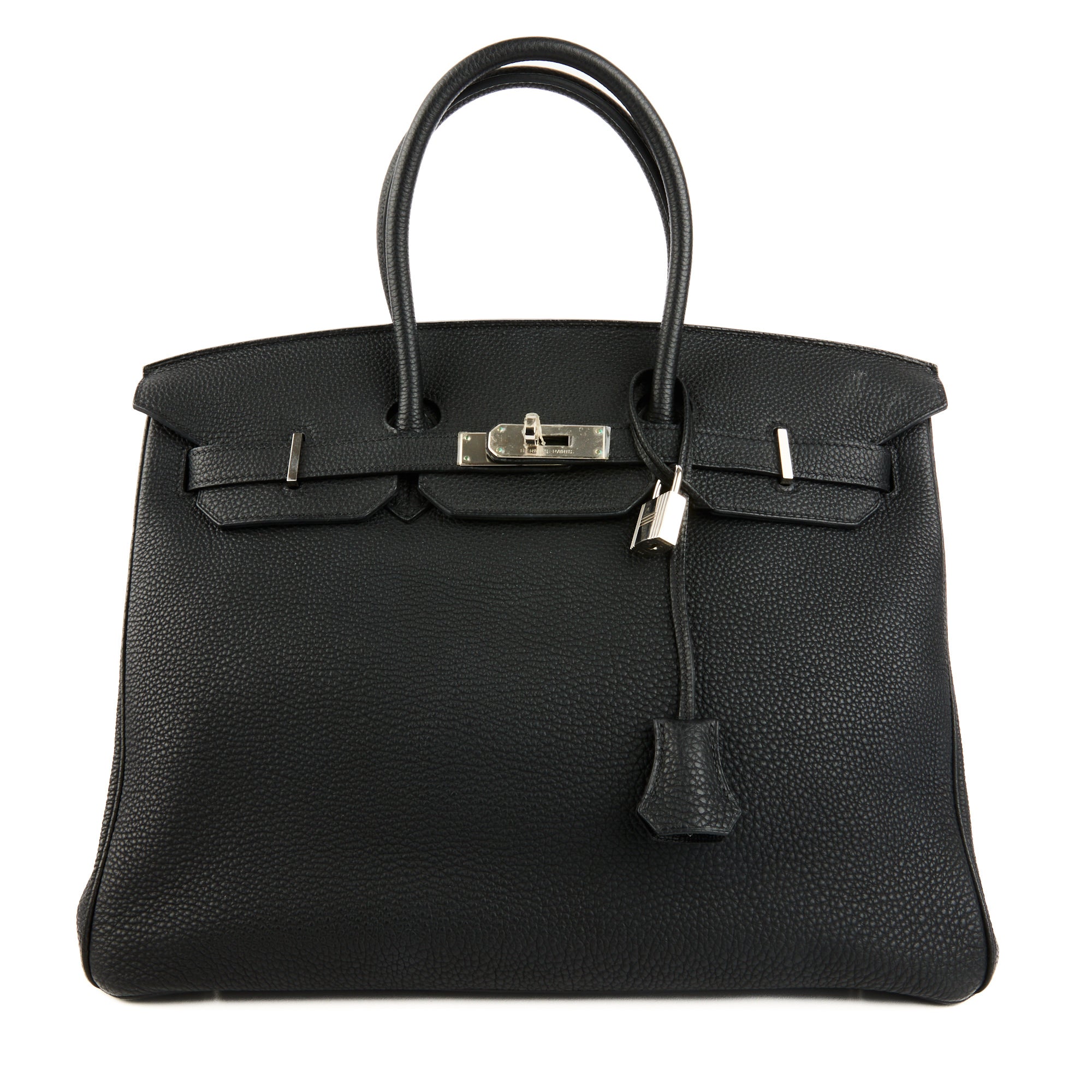 HERMES - Sac à main Birkin 35 cuir Togo noir - Handbag