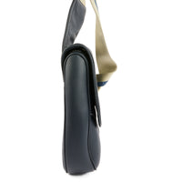 DIOR - Sac bandoulière Men Saddle cuir bleu marine - Handbag