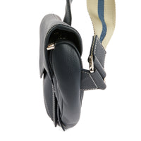 DIOR - Sac bandoulière Men Saddle cuir bleu marine - Handbag