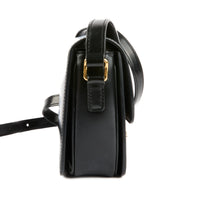 CELINE - Sac bandoulière Triomphe Teen cuir noir - Handbag