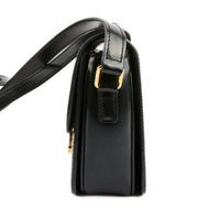 CELINE - Sac bandoulière Triomphe Teen cuir noir - Handbag