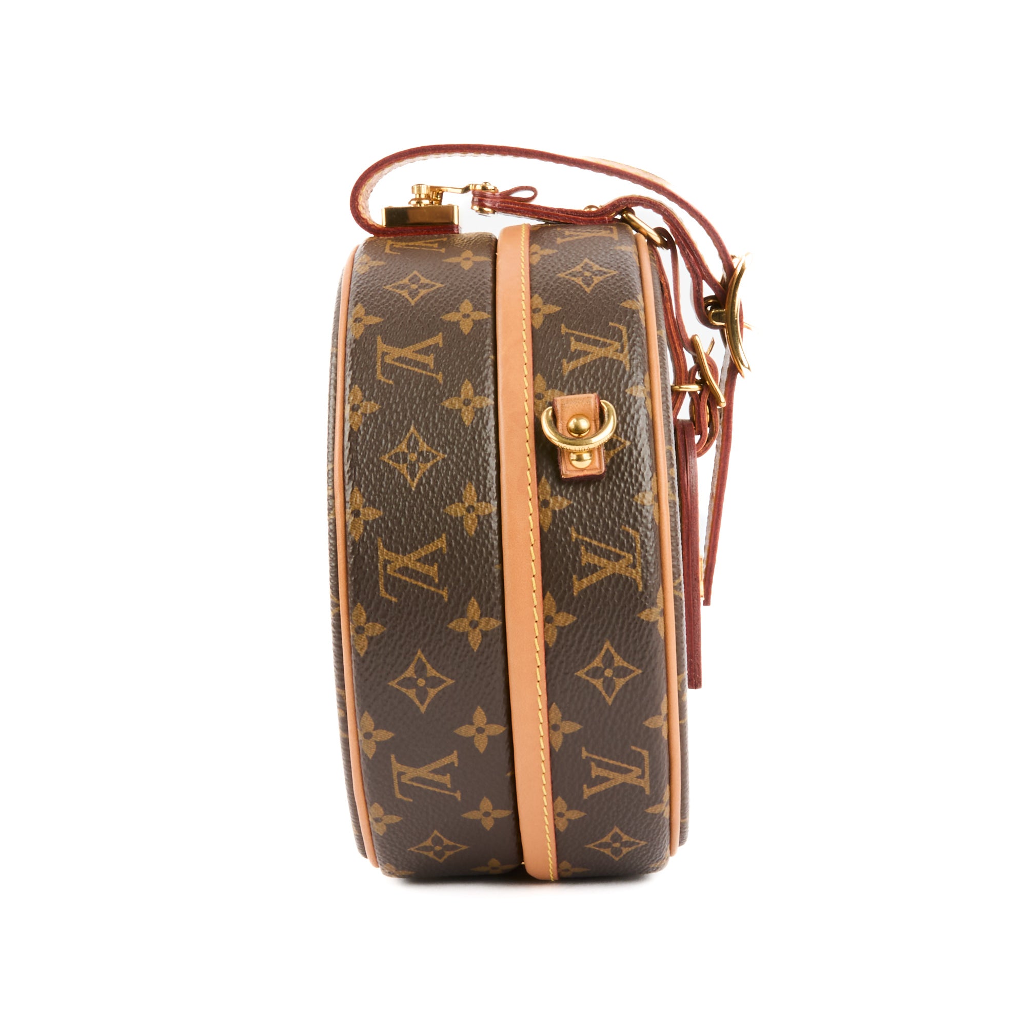 LOUIS VUITTON - Sac à main Petite Boite chapeau toile Monogram - Shoulder HandBag
