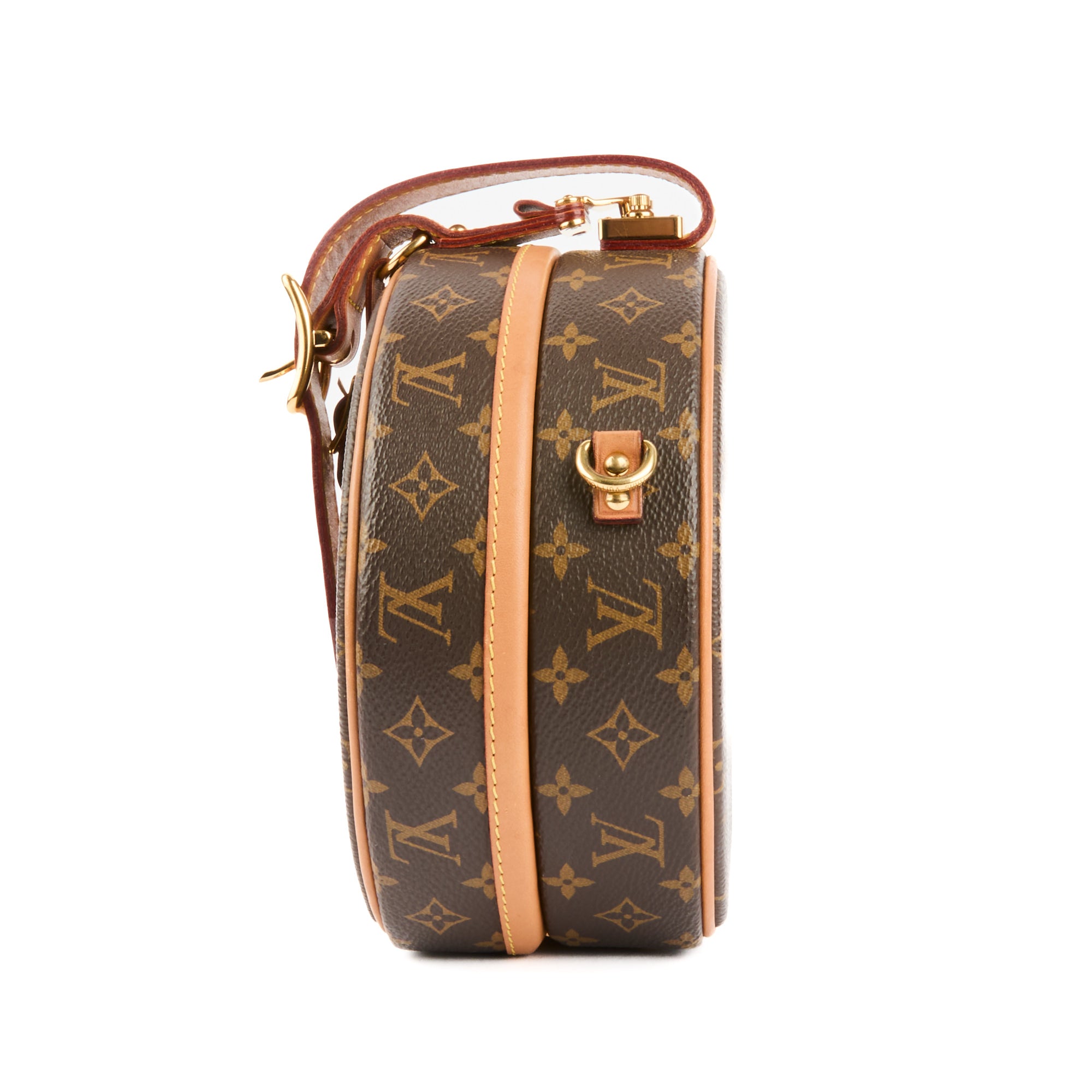 LOUIS VUITTON - Sac à main Petite Boite chapeau toile Monogram - Shoulder HandBag