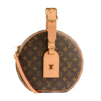 LOUIS VUITTON - Sac à main Petite Boite chapeau toile Monogram - Shoulder HandBag