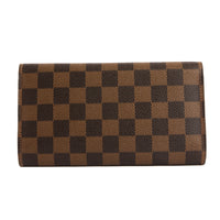 LOUIS VUITTON - Portefeuille Joséphine Toile damier ébène - Wallet