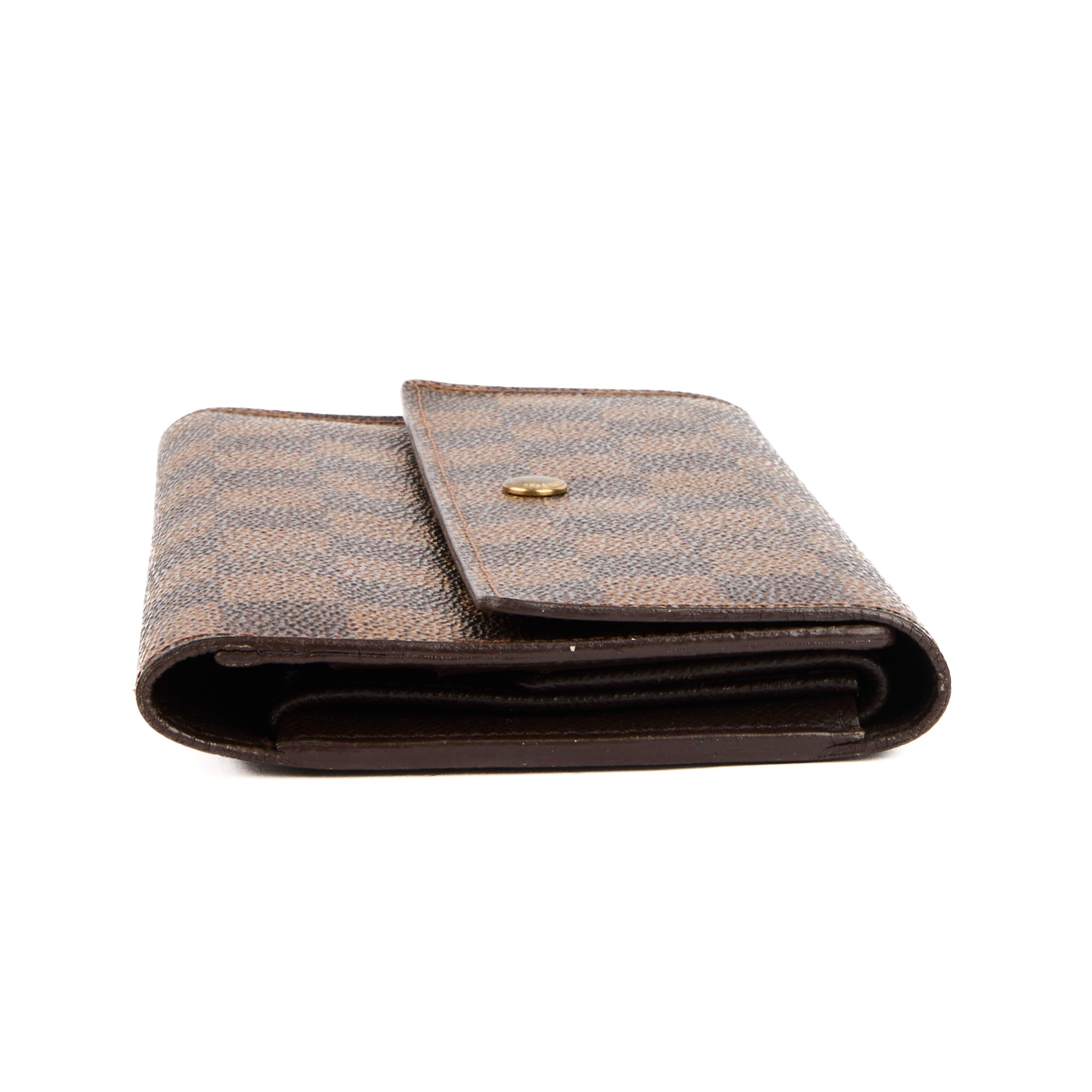 LOUIS VUITTON - Portefeuille Joséphine Toile damier ébène - Wallet