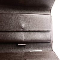 LOUIS VUITTON - Portefeuille Joséphine Toile damier ébène - Wallet