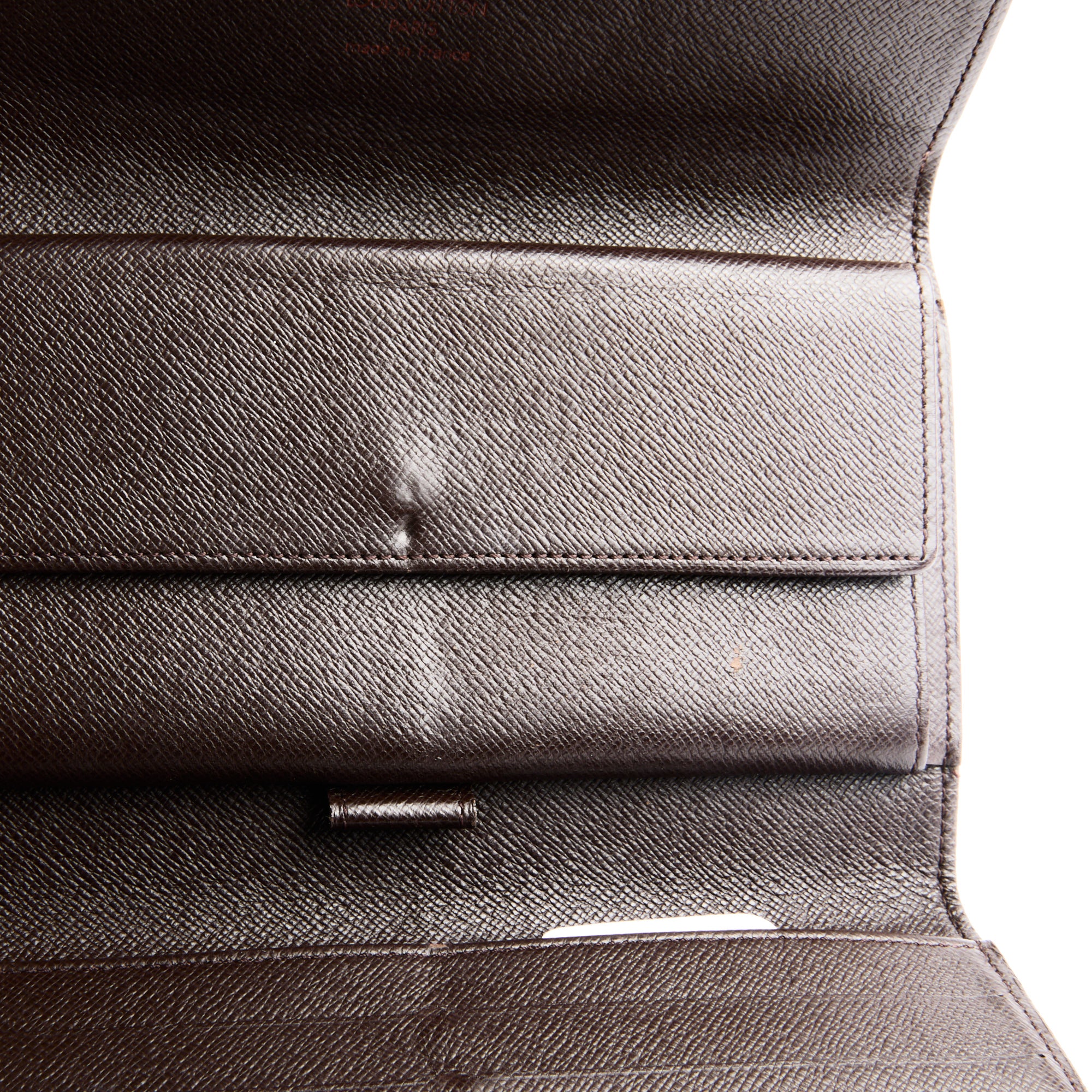 LOUIS VUITTON - Portefeuille Joséphine Toile damier ébène - Wallet