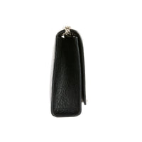 SAINT LAURENT - Sac à main Mini Kate cuir embossé crocodile noir - Handbag