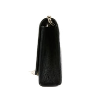 SAINT LAURENT - Sac à main Mini Kate cuir embossé crocodile noir - Handbag