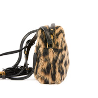 SAINT LAURENT - Sac bandoulière Lou fourrure léopard - Handbag
