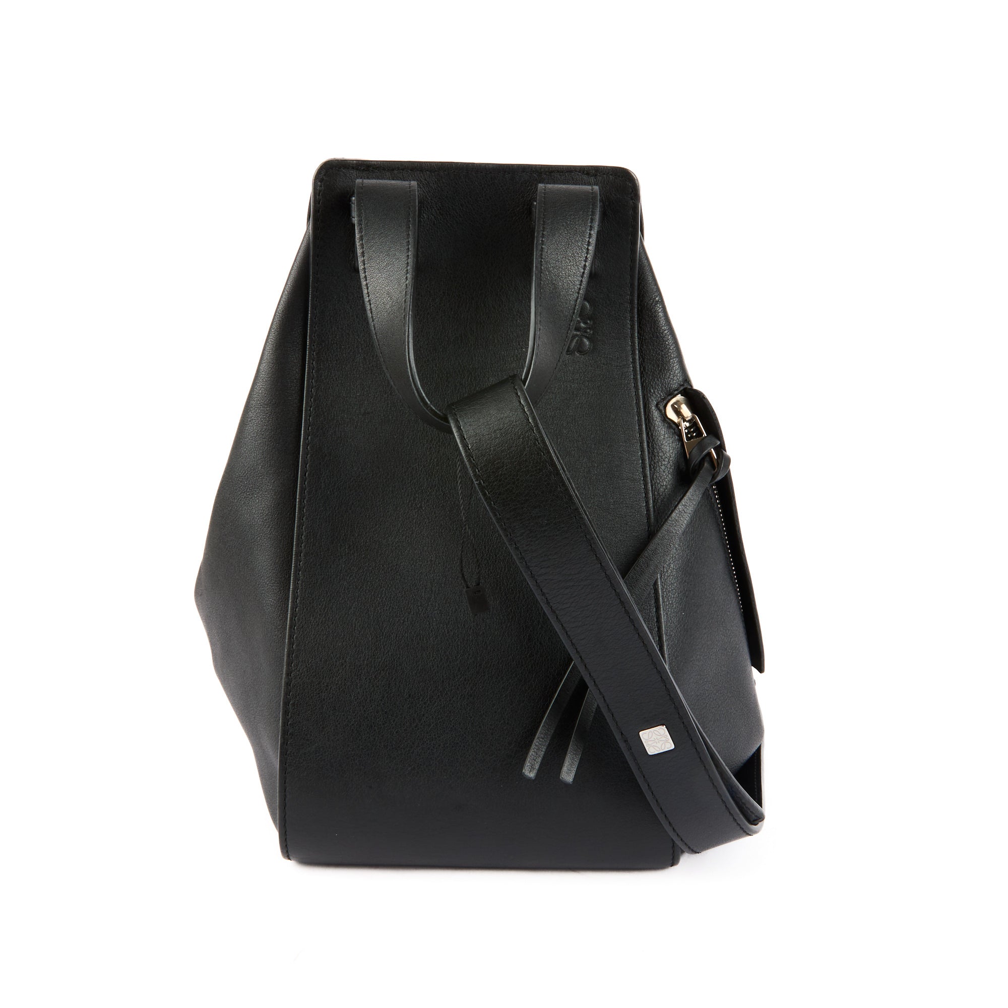 LOEWE - Sac à main Hammock cuir noir - Hand Bag