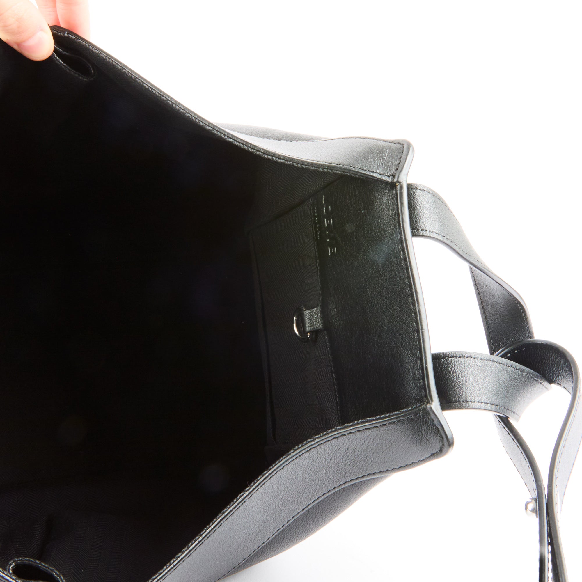 LOEWE - Sac à main Hammock cuir noir - Hand Bag