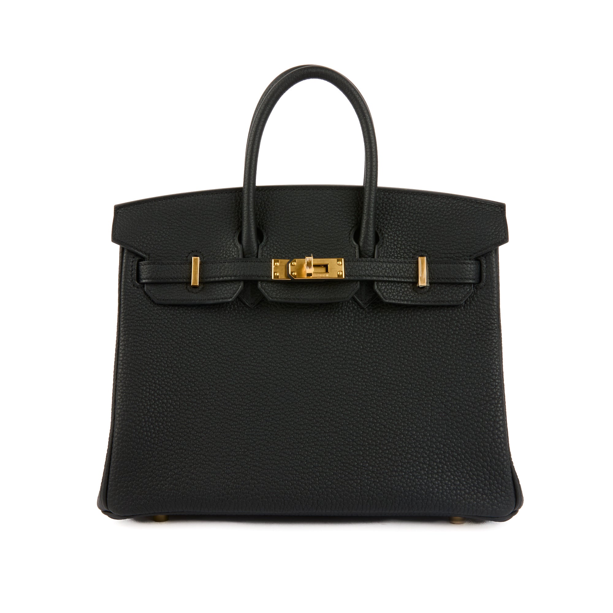 HERMES - Sac Birkin 25 cuir Togo noir - Handbag