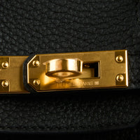 HERMES - Sac Birkin 25 cuir Togo noir - Handbag