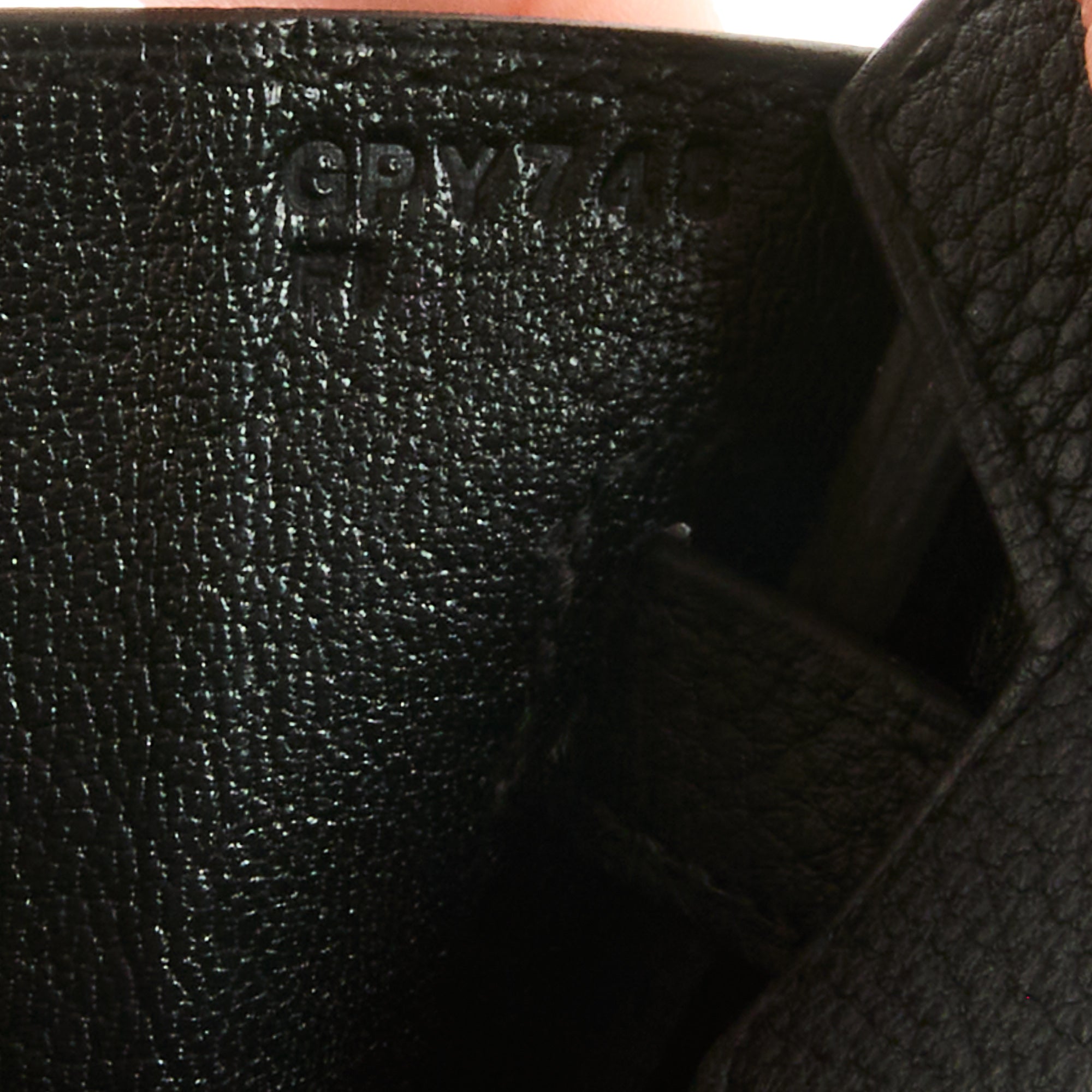 HERMES - Sac Birkin 25 cuir Togo noir - Handbag