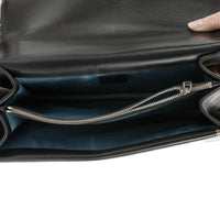 GUCCI - Sac Dionysus Medium Guccy Stars cuir noir doré - Handbag