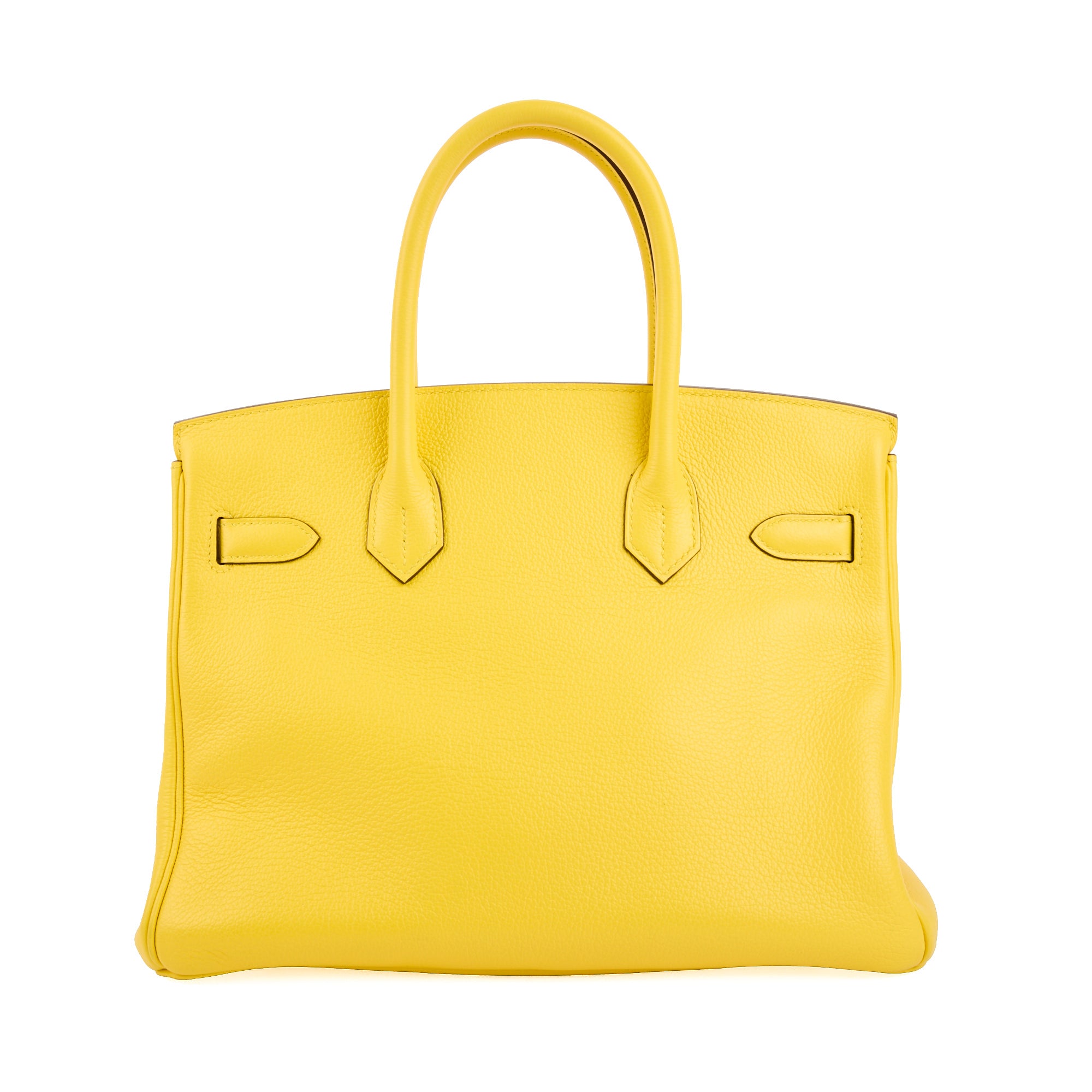 HERMES - Sac à main Birkin 30 cuir Togo Jaune - Handbag