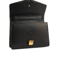 GUCCI - Sac bandoulière Sylvie bande web cuir noir - Handbag