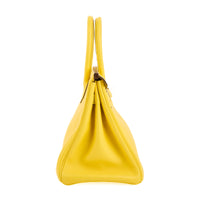 HERMES - Sac à main Birkin 30 cuir Togo Jaune - Handbag