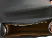 GUCCI - Sac bandoulière Sylvie bande web cuir noir - Handbag