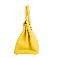 HERMES - Sac à main Birkin 30 cuir Togo Jaune - Handbag