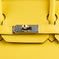 HERMES - Sac à main Birkin 30 cuir Togo Jaune - Handbag